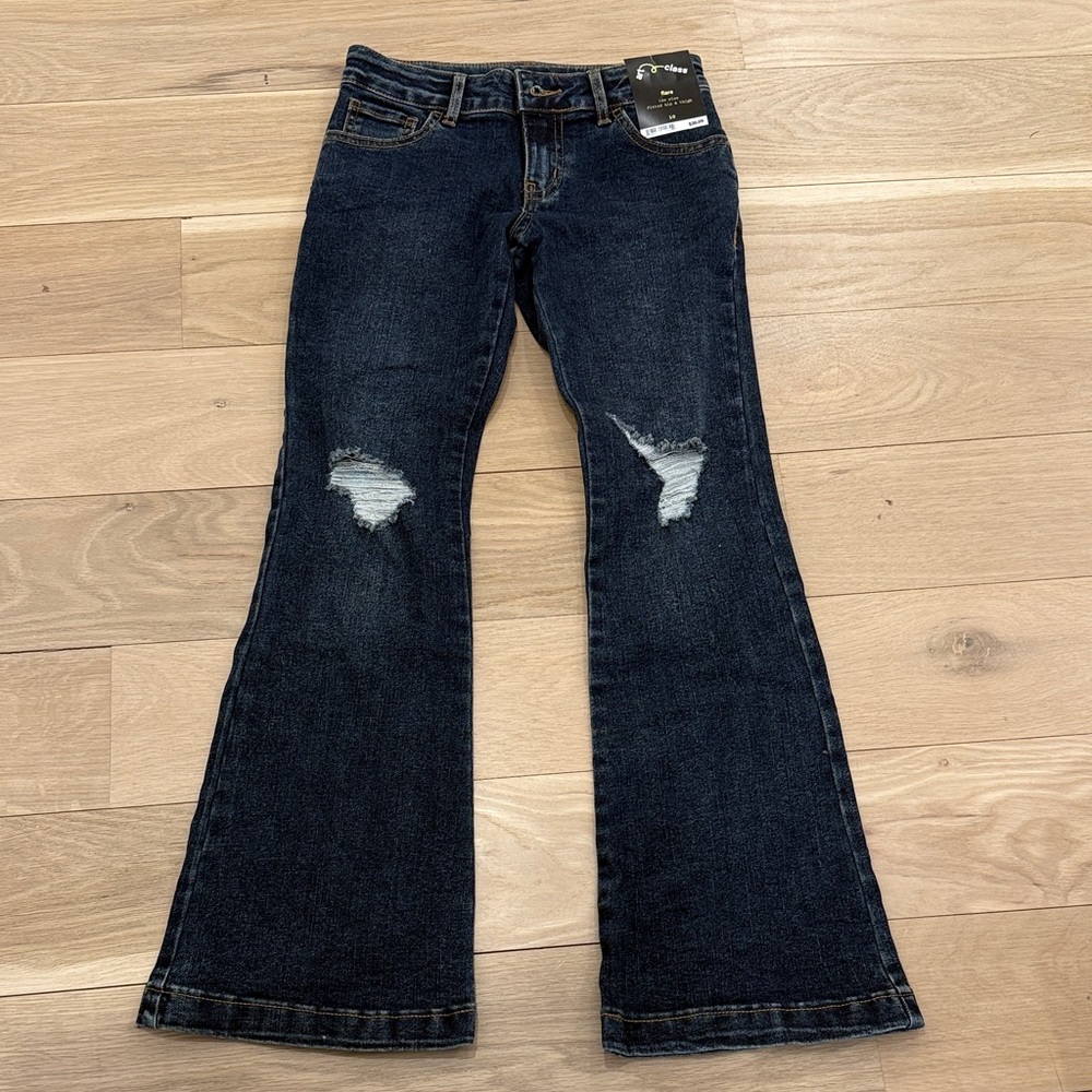 Girls- Art Class Midnight Blue Flare Jeans